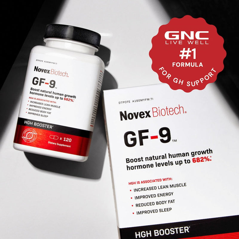 GNC best-selling GF-9 bottle and box